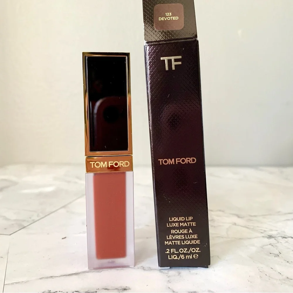 Tom Ford Liquid Lip Luxe Matte Lipstick 123 DEVOTED 0.2 Fl Oz